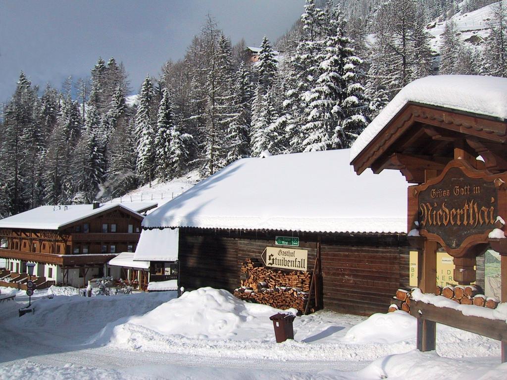 Hotel Gasthof Stuibenfall Niederthai Exteriör bild